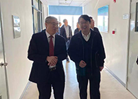 浦东新区管幼军副区长一行来PP电子游戏调查领导工作