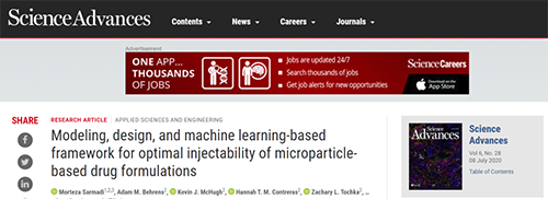 近日麻省理工大学的钻研人员开发出一种推算模型，能够援手改善注射类微粒造剂的可注射性并预防梗塞。