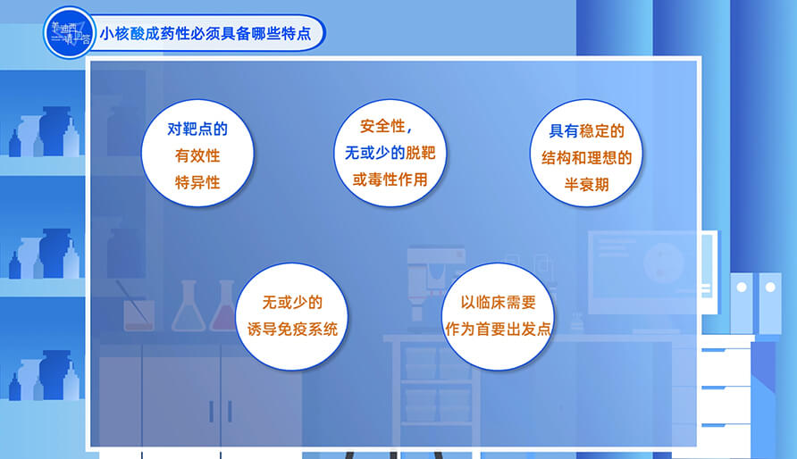 幼核酸成药性必须具备哪些特点？