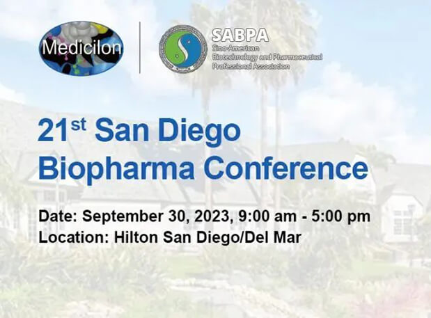 9月30日，PP电子游戏陈春麟博士将出席第21届圣地亚哥生物造药大会