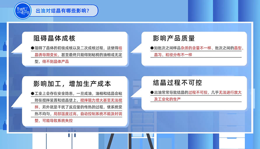 出油对结晶有哪些影响？